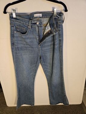 LOFT Light Blue Straight-Leg Denim Jeans
